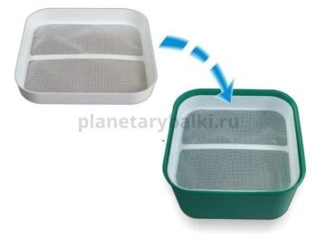 Сито для пробивки мотыля STONFO для контейнера 1,2л или 1,8л, 15х15см