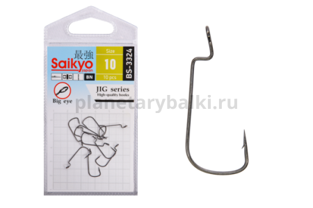 Крючки Saikyo BS-3324 BN №10, 10шт.