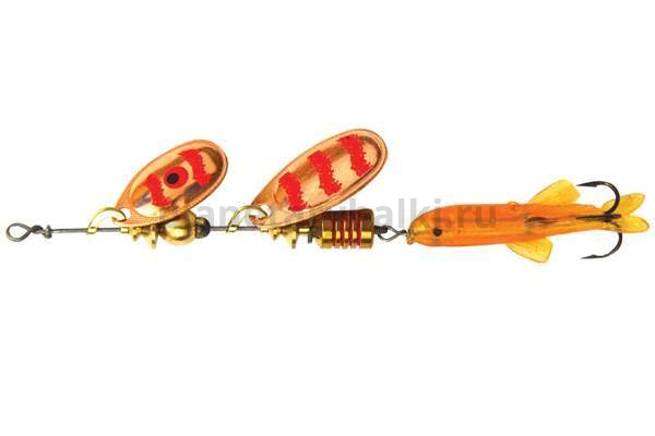 Блесна вращающаяся Mepps TANDEM PERCH 6гр., цвет Copper/Red (блистер)