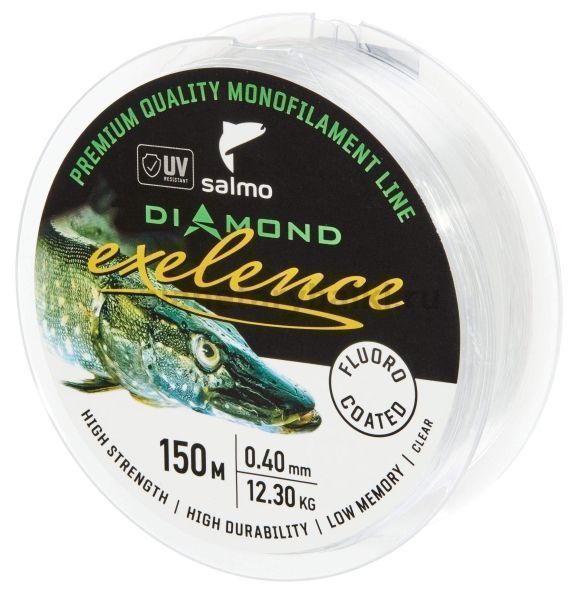 Леска монофильная Salmo Diamond EXELENCE FLUORO COATED Clear 150м, 0,40мм, 12,3кг для рыбалки, Леска монофильная Salmo Diamond EXELENCE FLUORO COATED Clear 150м, 0,40мм, 12,3кг отзывы, Леска монофильная Salmo Diamond EXELENCE FLUORO COATED Clear 150м, 0,40мм, 12,3кг купить, Леска монофильная Salmo Diamond EXELENCE FLUORO COATED Clear 150м, 0,40мм, 12,3кг купить в интернет магазине, Леска монофильная Salmo Diamond EXELENCE FLUORO COATED Clear 150м, 0,40мм, 12,3кг выбрать, Леска монофильная Salmo Diamond EXELENCE FLUORO COATED Clear 150м, 0,40мм, 12,3кг обзор, Леска монофильная Salmo Diamond EXELENCE FLUORO COATED Clear 150м, 0,40мм, 12,3кг купить в розничном магазине