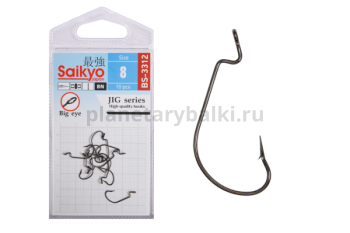 Крючки Saikyo BS-3312 BN № 8, 10шт.