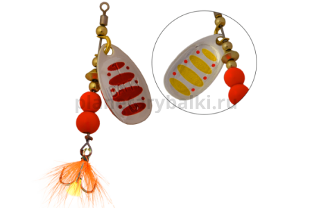 Блесна вращающаяся LureMax Daffy-1 3,2гр., цвет 004