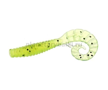 Твистер FLAGMAN TT-Grub 1,4'' 3,5см, #112 Chartreuse, 12шт.