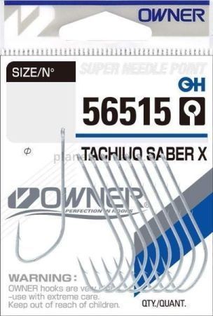 Крючки OWNER Tachiuo Saber X TIN №1/0, 9шт.