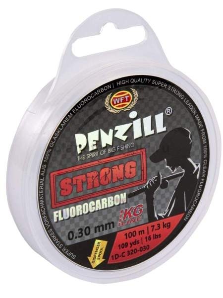 Леска монофильная WFT Penzill FLUOROCARBON Strong 100м, 0,30мм, 7,3кг