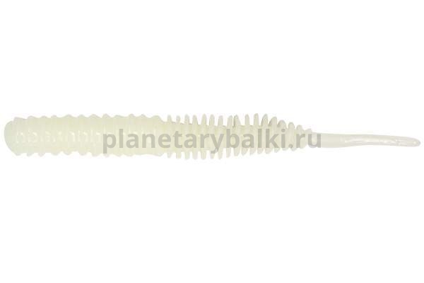 Приманка силиконовая LureMax ESMERALDA 2,5'' 6см, White UV 009, 8шт.