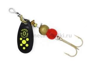 Блесна вращающаяся MEPPS Black Fury Chartreuse №0, 2гр., цвет NR