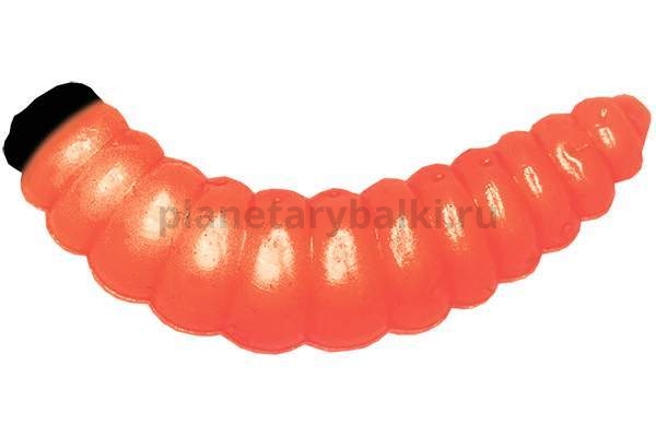 Приманка силиконовая LureMax WOOD WORM 1'' 2,5см, Orange 016, 10шт.