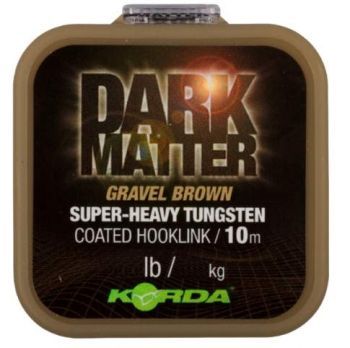 Поводковый материал Korda Dark Matter Tungsten Coated Braid Weed Green 10м, 8,2кг, 18lb