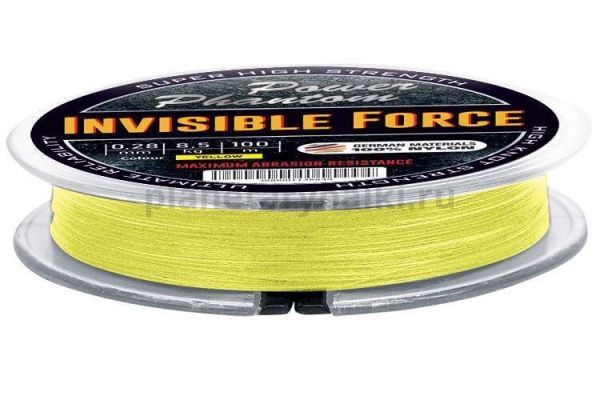 Монофильная леска Power Phantom Invisible Force FLUO 100м, 0,30мм, 10,6кг