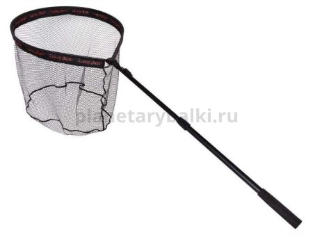 Подсачник складной Lucky John плавающий, телескопический, 180х70х60см прорезиненный 