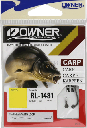 Поводок готовый OWNER RL-1481 №1, 70см, 6шт.