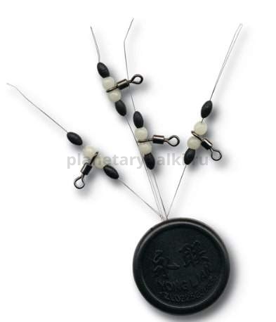 Монтаж противозакручиватель Colmic Rolling Swivel with Beads and oval Rubber Stopper M