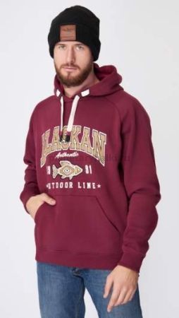 Толстовка Alaskan Promo Hoodie бордо, размер XXXL