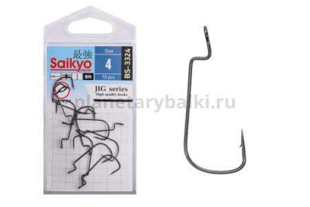 Крючки Saikyo BS-3324 BN № 4, 10шт.