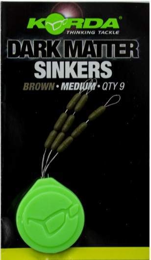 Огрузка утяжелитель KORDA Sinker Brown размер M, 9шт.