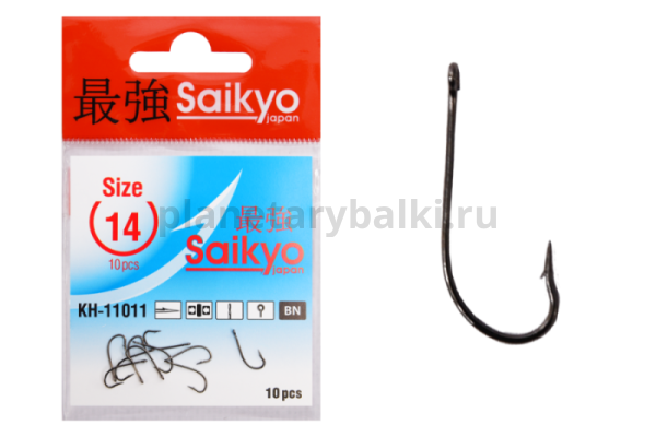 Крючки Saikyo O'Shaughnessy BN KH-11011 №14, 10шт.