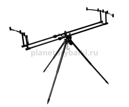 Род-под CARP PRO на 5 удилищ Black 3 ноги алюминий