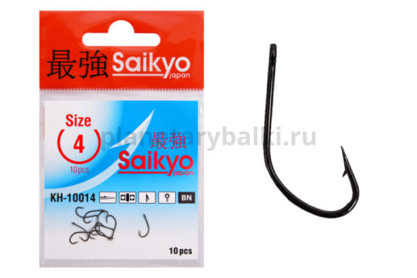 Крючки Saikyo Maruseigo BN KH-10014 №4, 10шт.