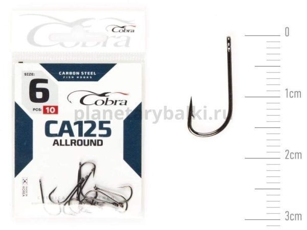 Крючки Cobra Allround STRUGER CA125 №6, 10шт.