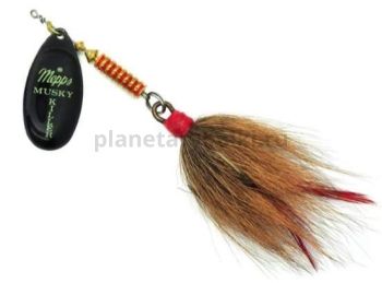 Блесна вращающаяся MEPPS Musky Killer №5, 15гр., цвет NR блистер