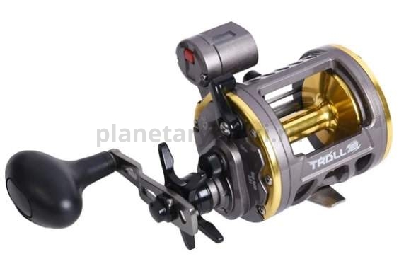 Катушка мультипликаторная Black Side TROLL PRO 300L 3+1ш/п., 3.8:1 под левую руку