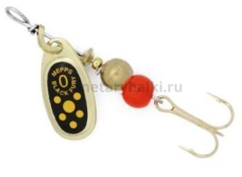 Блесна вращающаяся MEPPS Black Fury Jaune №0, 2гр., цвет OR