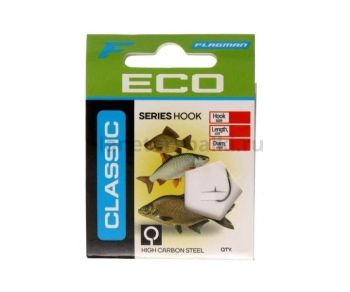 Поводок готовый FLAGMAN Classic Hooks To Nylon 1 №10, 10шт.