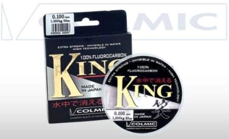 Леска флюорокарбон COLMIC KING КUREHA 50м, 0,10мм, 1,2кг