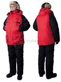 Костюм зимний Alaskan New Polar M красный/черный, размер XXL (куртка + полукомбинезон)
