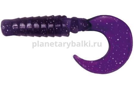 Твистер LureMax EBISU 2'' 4см, Deep Purple 021, 10шт.