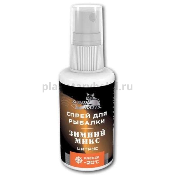 Спрей Sonik Baits 0.05л ЗИМНИЙ МИКС Цитрус