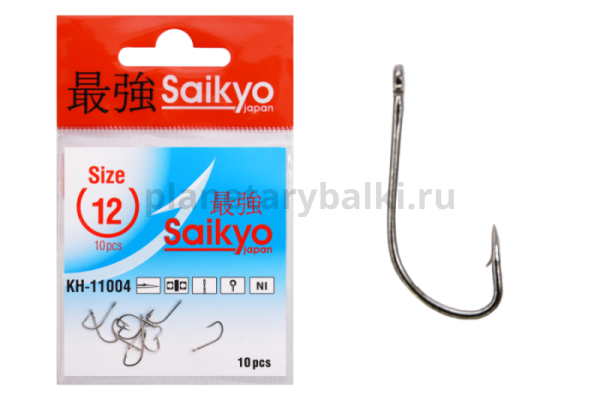 Крючки Saikyo Crystal Ni KH-11004 №12, 10шт.