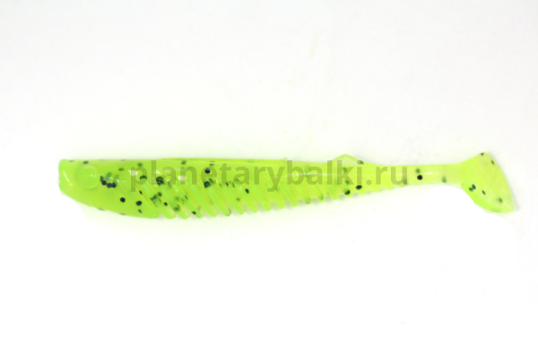 Виброхвост LureMax VISHNU 2,5'' 6см, Lime pepper 07-002, 7шт.