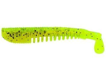 Виброхвост LureMax YOBBO 1,5'' 4см, Lime pepper 12-002, 12шт.