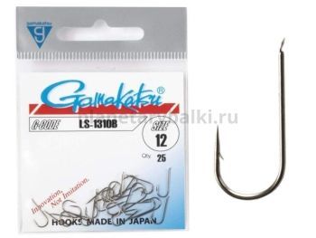 Крючки Gamakatsu LS-1310B HOOKS BRONZE разм. 12 25шт.