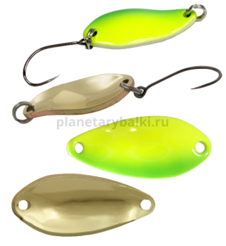 Блесна колеблющаяся LureMax Dotty 25мм, 2,4гр., цвет 32