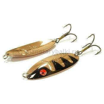 Блесна колеблющаяся Mister Cro ЧЕРНОСПИНКА 65мм, 21гр., цвет C класик