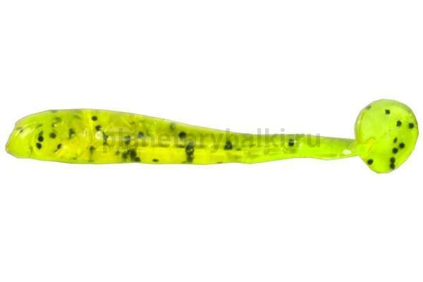 Виброхвост LureMax PINHEAD MINNOW 1,5'' 3,5см, Lime pepper 002, 10шт.
