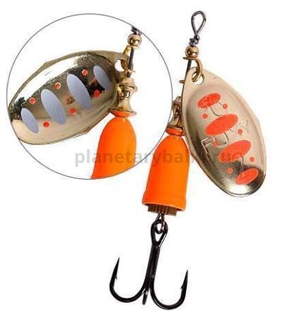 Блесна вращающаяся LureMax Foxy-2 6гр., цвет 005/Or