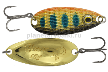 Блесна колеблющаяся LureMax Honor 54мм, 18гр., цвет 17, White eye