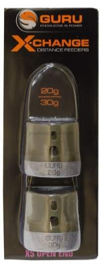 Кормушки Guru X-Change Distance Feeder Solid Extra Small 20+30гр.