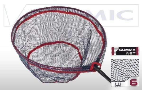 Сетка для подсачника COLMIC RUBBER MATCH 40x45см с прорезиненной сеткой