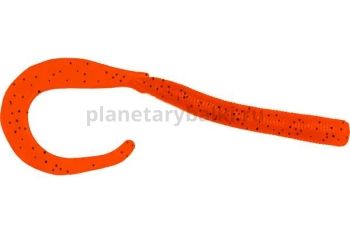 Приманка мягкая LureMax LOMBRIZA 4'' 9,5см, Fire Carrot 008, 10шт.