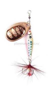 Блесна вращающаяся Lucky John TRIAN BLADE ROUND 12гр., цвет 006 в блистере