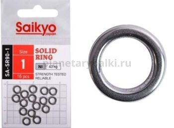 Кольцо неразъемное Saikyo SR90 №1, 16шт.