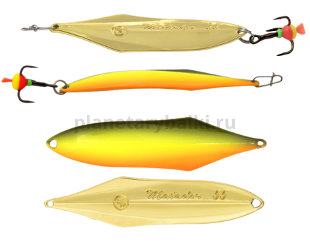 Блесна вертикальная ECOPRO Matador 55мм, 6гр., цвет FRG