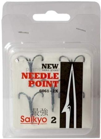 Крючки тройные Saikyo 6063-3X-CP BN №02, 5шт.