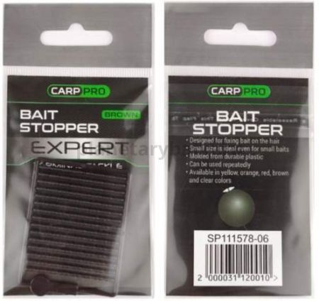 Стопор для бойлов Carp Pro мини коричневый, 120шт.
