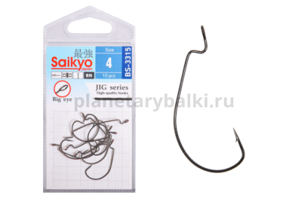 Крючки Saikyo BS-3315 BN №4, 10шт.